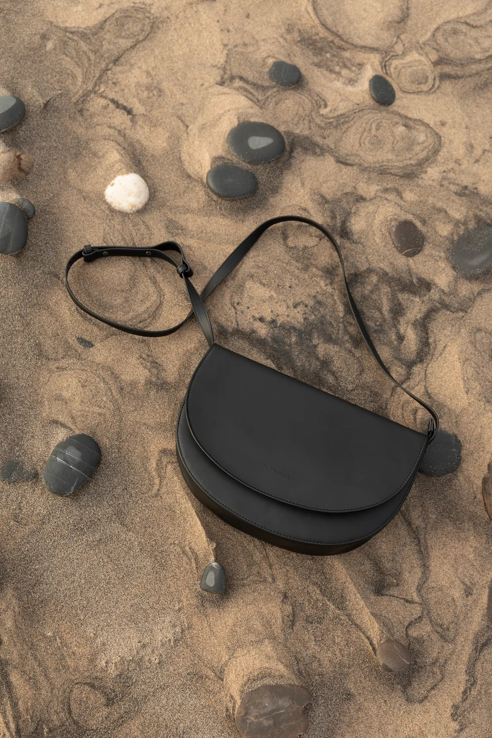 Soma - Half moon bag - zwart