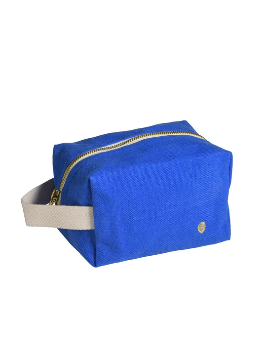Kleine kubus etui - Mecano Blue