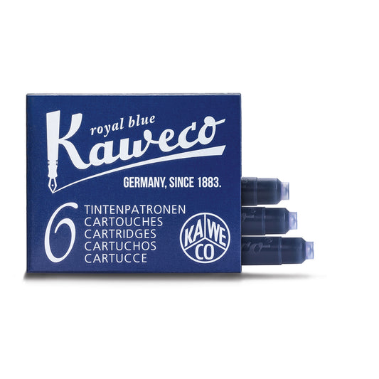 Kaweco inktpatronen 6-pack - koningsblauw