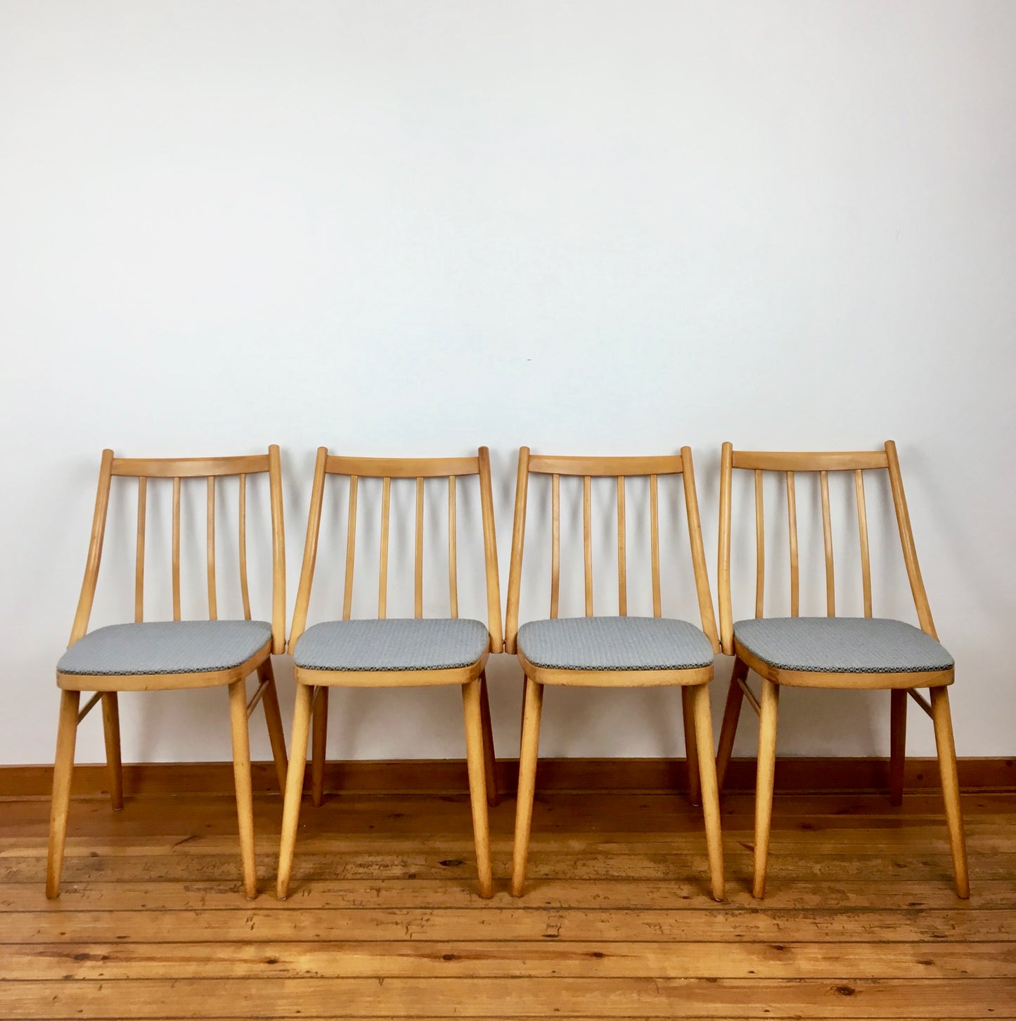 'TON' dining chairs - set of 4 - 1960's