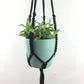 Kleine zwarte macramé hanger