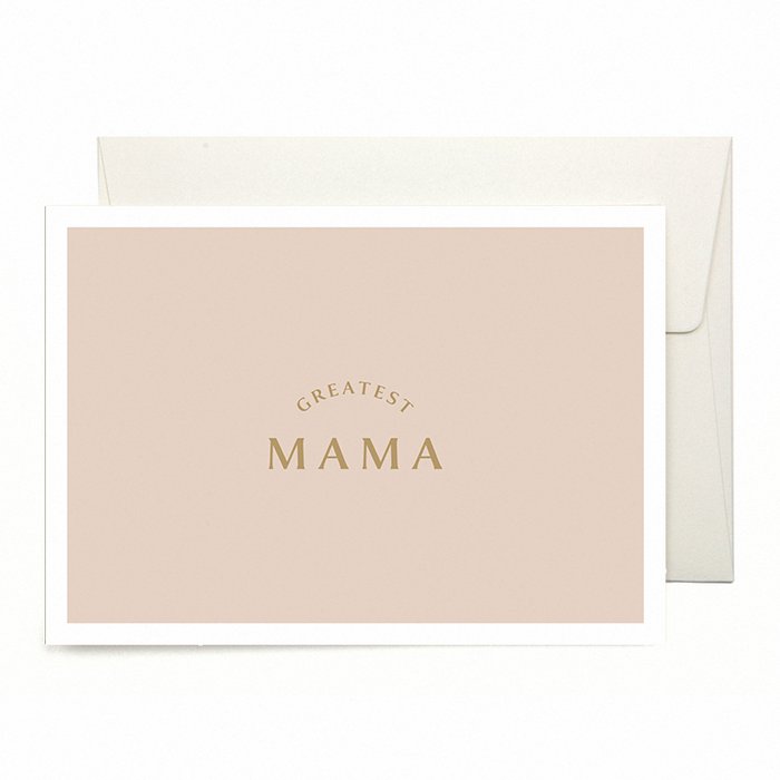 Postkaart 'Best Mama'