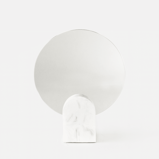 Archie Mirror - Marble White