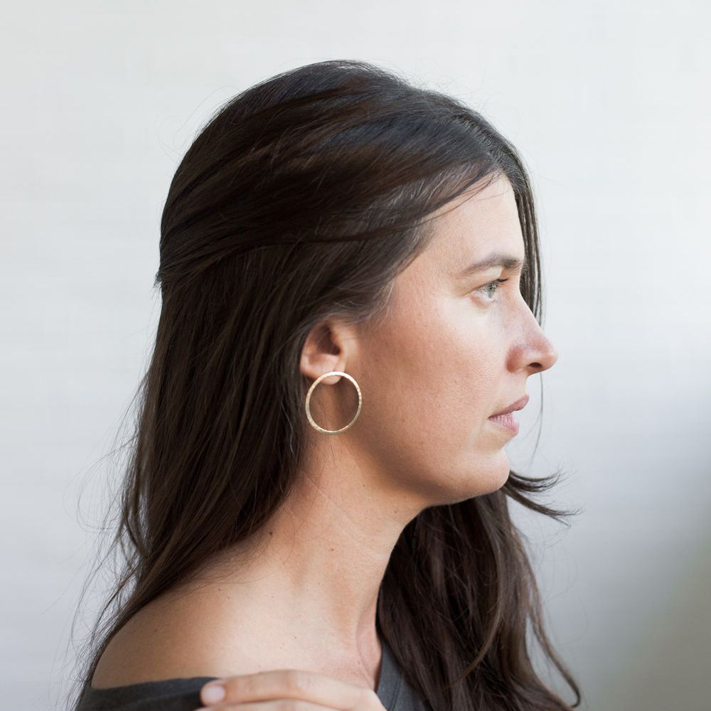 'Cosmos' oorbellen - large