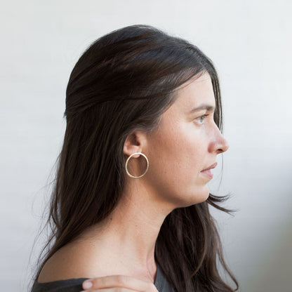 'Cosmos' oorbellen - large