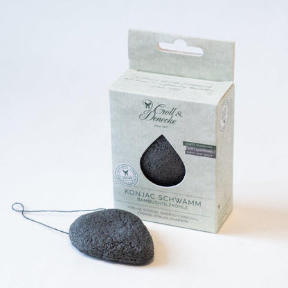 Konjac-spons charcoal