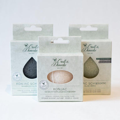 Konjac-spons charcoal