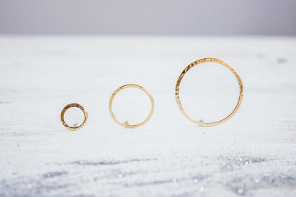 'Cosmos' oorbellen - large