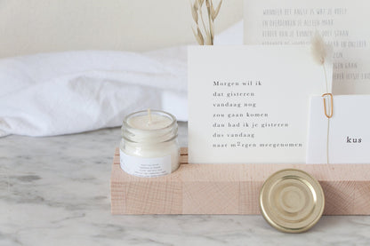 Hold it candle - Pioenroos