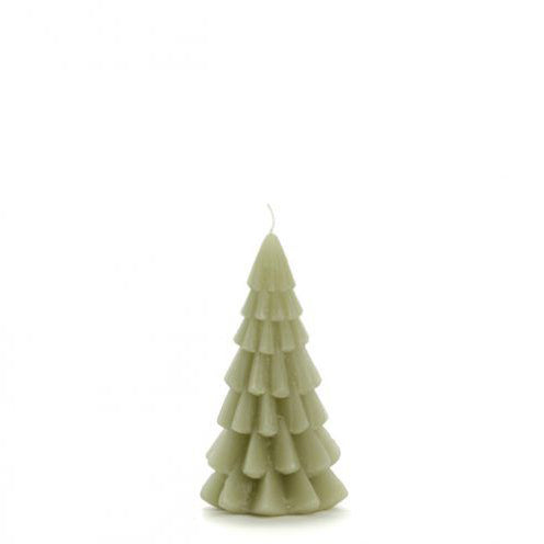 Kerstboom - grijsgroen (6,3 x 12 cm)