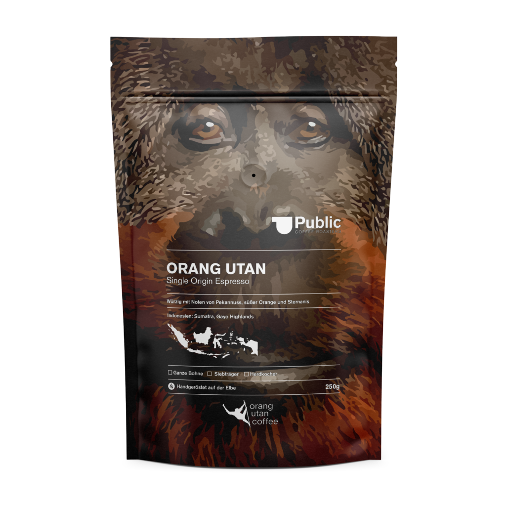 espressokoffie - Orang Oetan (bonen - 250 gr)