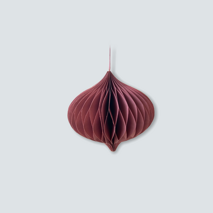 Kerstornament ouddonkerroze - handmade & fairtrade