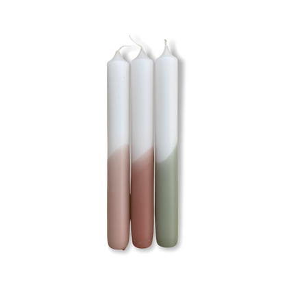 Dinerkaarsen dipped - pink