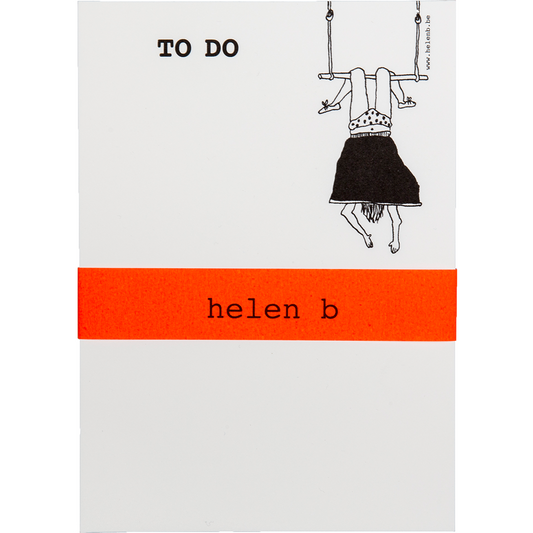 Notes 'Trapeze girl' - Helen B.