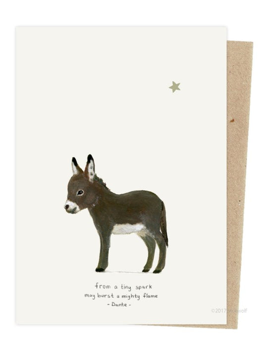 Kerstkaart 'kerstkind'