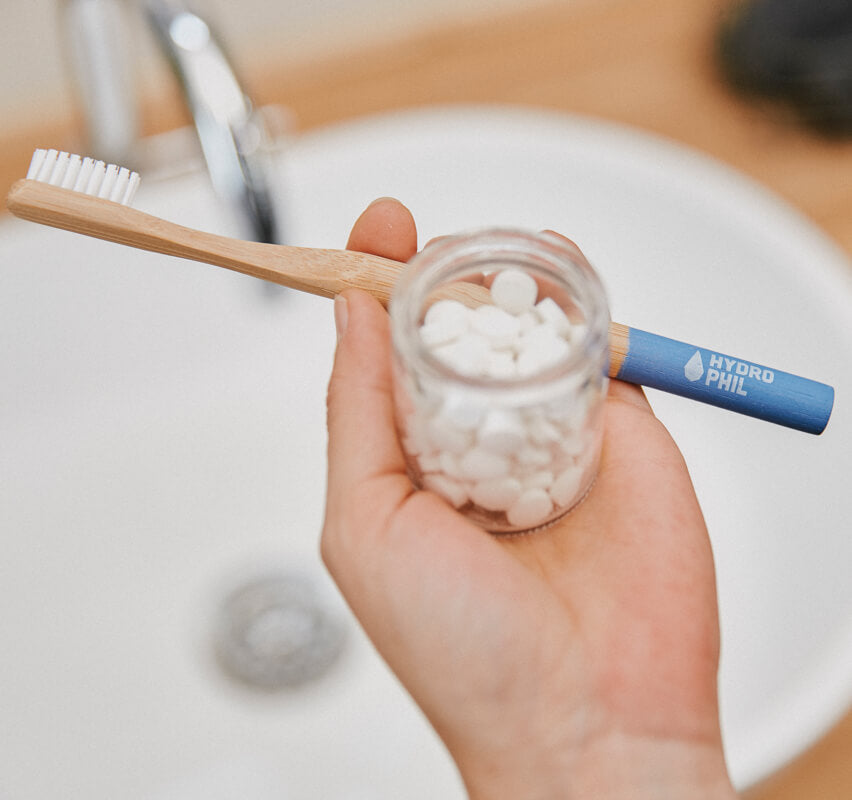 Duurzame tandenborstel - (medium zacht) van Hydrophil