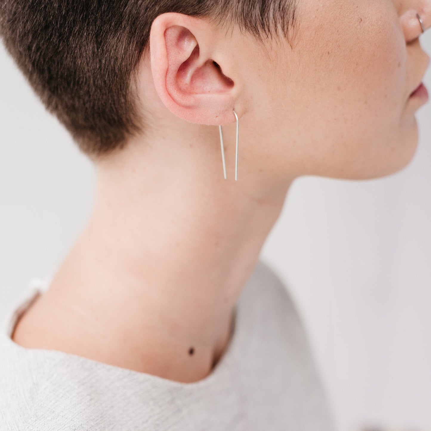 long ear pins